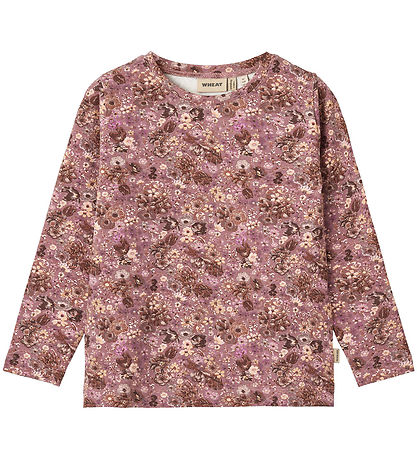 Wheat Blouse - Manna - Lavender Flowers