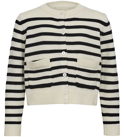 Sofie Schnoor Neuletakki - Neulottu - Off White M. Raidat