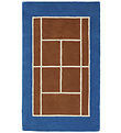 OYOY Deken - Tennis Deken - 150x88 cm - Caramel/Optiek Blue OYOY Deken - Tennis Deken - 150x88 cm - Caramel/Optiek Blue