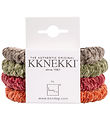 Kknekki Hårstrikker - 4-pack - Velur - Grønn/Oransje/Brun Kknekki Hårstrikker - 4-pack - Velur - Grønn/Oransje/Brun