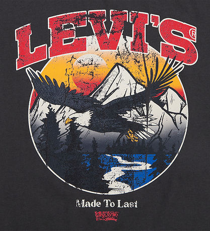 Levis T-shirt - Pirate Black w. Eagle