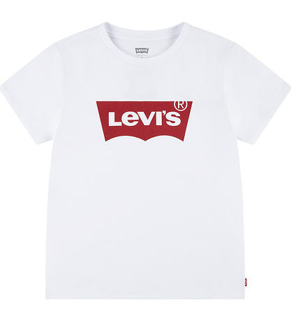 Levis T-paita - Valkoinen/Punainen M. Logo