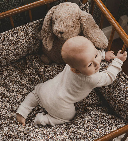 That's Mine Bedding - Baby - Levi - Flora Bunnies Rose Taupe