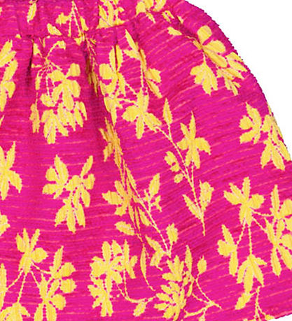 Christina Rohde Rock - Pink m. Gelb Blätter