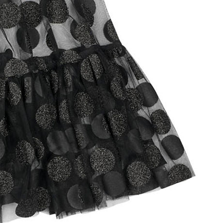 Christina Rohde Tulle Skirt - Black w. Glitter Dot