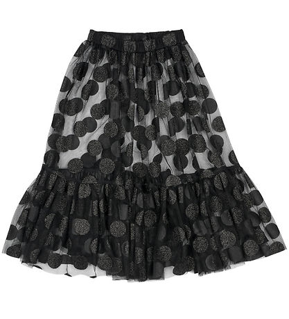 Christina Rohde Tulle Skirt - Black w. Glitter Dot