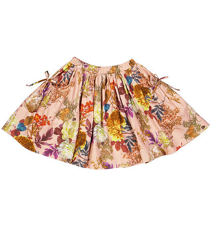 Christina Rohde Skirt - Dusty Rose w. Flowers