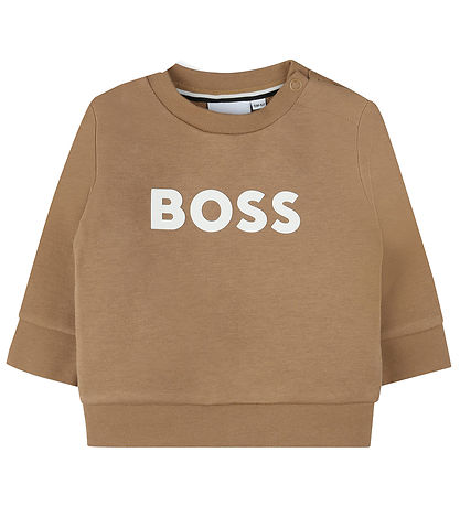 BOSS Sweatshirt - Cookie m. Weiß