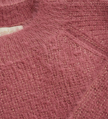 Creamie Blouse - Knitted - Mesa Rose w. Glitter