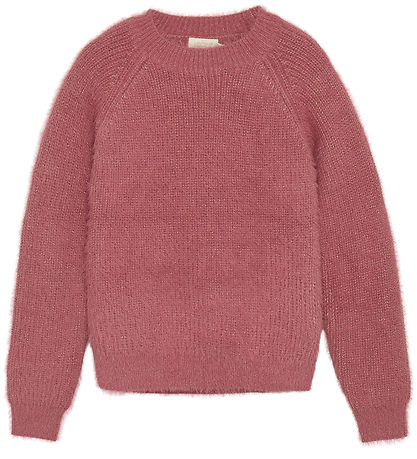 Creamie Blouse - Knitted - Mesa Rose w. Glitter