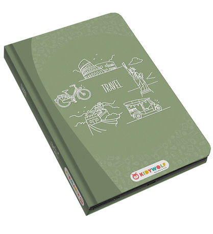 Kidywolf LCD drawing board w. 30 Motifs - Kidydraw-Mini - Travel