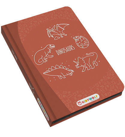 Kidywolf LCD drawing board w. 30 Motifs - Kidydraw-Mini - Dinosa