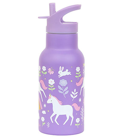 A Little Lovely Company Water Bottle - 350 mL - Stainless Steel 