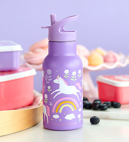 A Little Lovely Company Water Bottle - 350 mL - Stainless Steel 