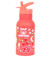 A Little Lovely Company Water Bottle - 350 mL - Stainless Steel  A Little Lovely Company Water Bottle - 350 mL - Stainless Steel