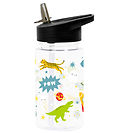 A Little Lovely Company Water Bottle w. Straws - 450 mL - Galaxy