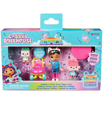 Gabby's Dollhouse Myndasett - 5 Partar - Friends Kitty Care Gabby's Dollhouse Myndasett - 5 Partar - Friends Kitty Care