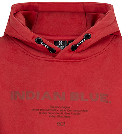 Indian Blue Jeans Hoodie - Ibjns - Faded Red