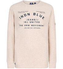 Indian Blue Jeans 블라우스 - 피케 인디언 - 샌드 멜란지 Indian Blue Jeans 블라우스 - 피케 인디언 - 샌드 멜란지