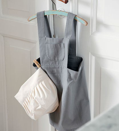 Sebra Apron w. Chef's hat - Elephant Grey/Classic+ White Sebra Apron w. Chef's hat - Elephant Grey/Classic+ White