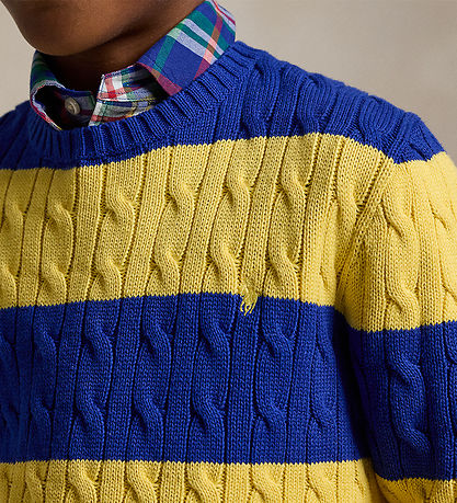 Polo Ralph Lauren 블라우스 - 니트 - 파랑/노랑