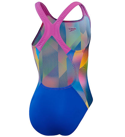 Maillot de Bain Speedo - Numérique Imprimés Powerback - Rose/Blu