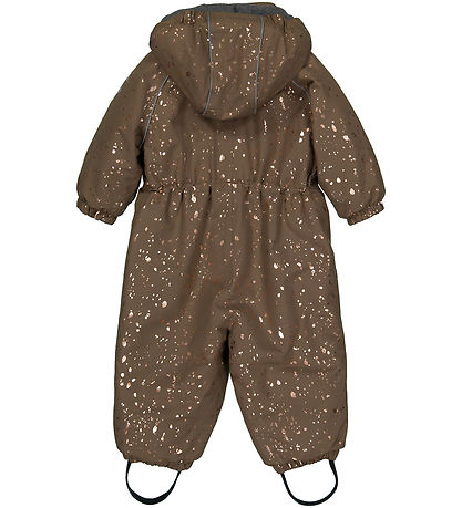 Mikk-Line Snowsuit - Metallic Print - Chocolate Chip Mikk-Line Snowsuit - Metallic Print - Chocolate Chip