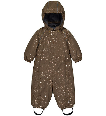 Mikk-Line Snowsuit - Metallic Print - Chocolate Chip Mikk-Line Snowsuit - Metallic Print - Chocolate Chip