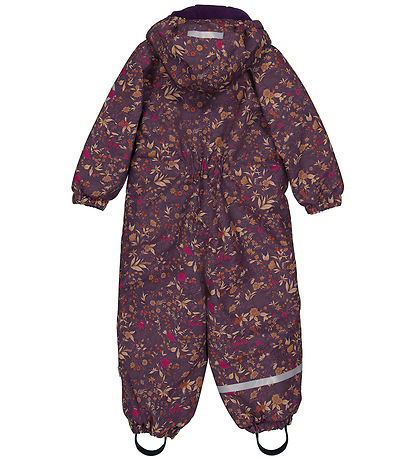 Mikk-Line Snowsuit - Floral AOP - Nightshade