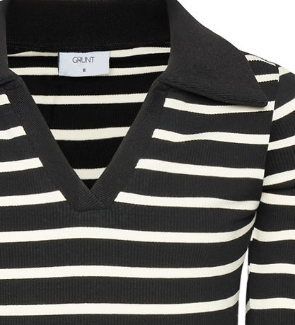 Grunt Blouse - GRWiky - Black-Off White