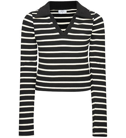 Grunt Blouse - GRWiky - Black-Off White