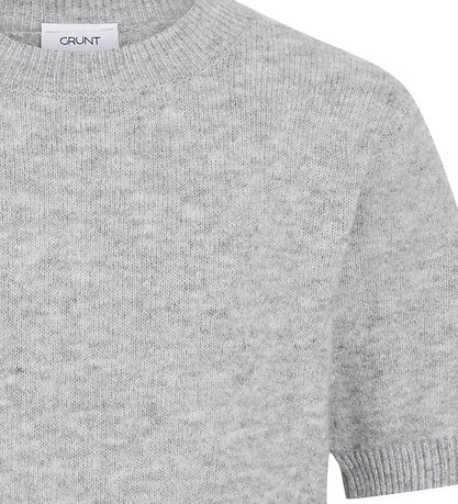 Grunt T-shirt - Knitted - GRIsa - Grey