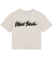 Little Marc Jacobs T-shirt - Sand w. Black Little Marc Jacobs T-shirt - Sand w. Black