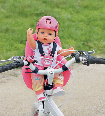 Baby Born Docktillbehör - Cykelstol - Rosa