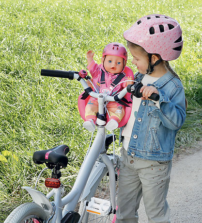 Baby Born Docktillbehör - Cykelstol - Rosa