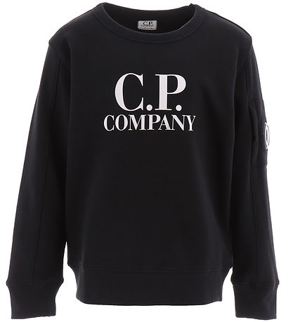 C.P. Company Sweatshirt - Zwart m. Wit