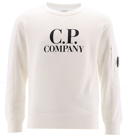 C.P. Company Sweatshirt - Gauze White w. Logo