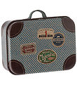 Maileg Cardboard Suitcase - Micro - Blue Maileg Cardboard Suitcase - Micro - Blue