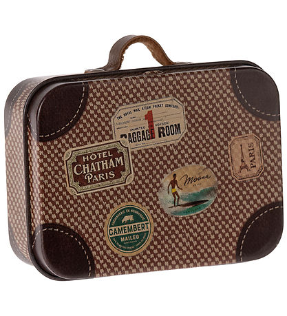 Maileg Cardboard Suitcase - Micro - Brown Maileg Cardboard Suitcase - Micro - Brown