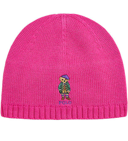 Polo Ralph Lauren Beanie w. Fleece - Knitted - Pink