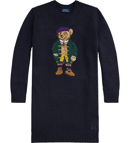 Polo Ralph Lauren 원피스 - 니트웨어 - 네이비 포함 봉제인형