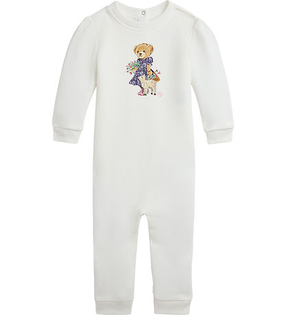 Polo Ralph Lauren Jumpsuit - White w. Soft Toy