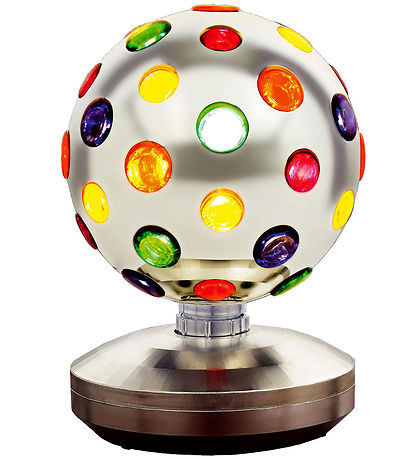 Music Disco ball - 20 cm - Silver