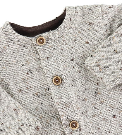 Joha Cardigan - Knitted - Wool - Beige