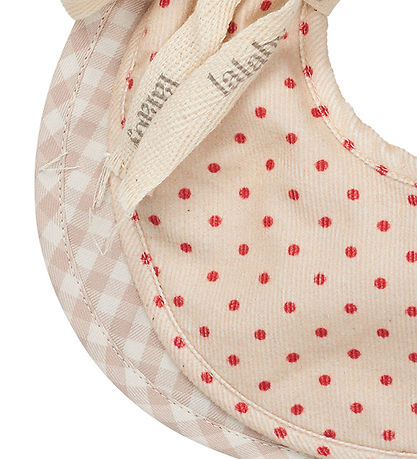 Lalaby Teething Bib - 2-Pack - Bibi - Red Dot