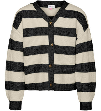 Vero Moda Girl Cardigan - Knitted - VmNatahlie - Black/Small Str