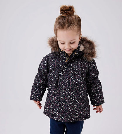 Name It Winter Coat - NmfSnow05 - Dark Sapphire/Liberty