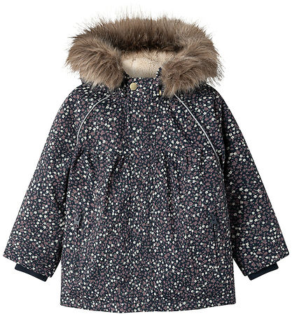 Name It Winter Coat - NmfSnow05 - Dark Sapphire/Liberty