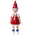 Kay Bojesen Woodfigure - Christmas Lise - 17.5 cm - Red/Blue/Whi Kay Bojesen Woodfigure - Christmas Lise - 17.5 cm - Red/Blue/Whi