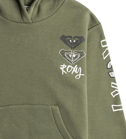 Roxy Hoodie - Surf Feeling Brushed - Oil Green